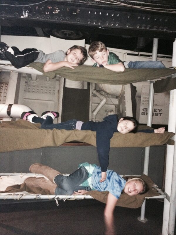 Bunk Beds on the Queen Mary tour in Long Beach
