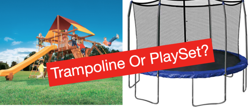 Trampoline or playset